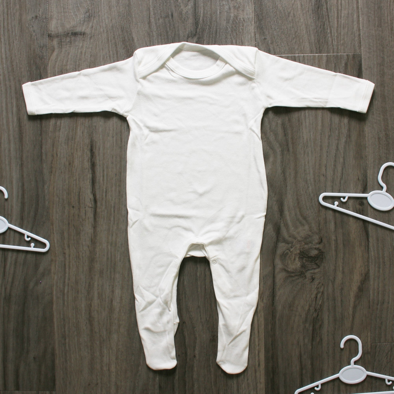 Baby Plain Chested Sleepsuit Unbranded